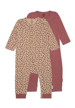 Mikk-Line 2-pak nightsuit - Rose Brown